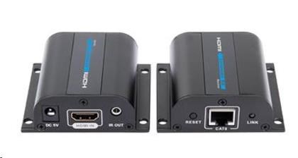 PremiumCord khext40 HDMI extender na 60m přes 2 kabely Cat5e