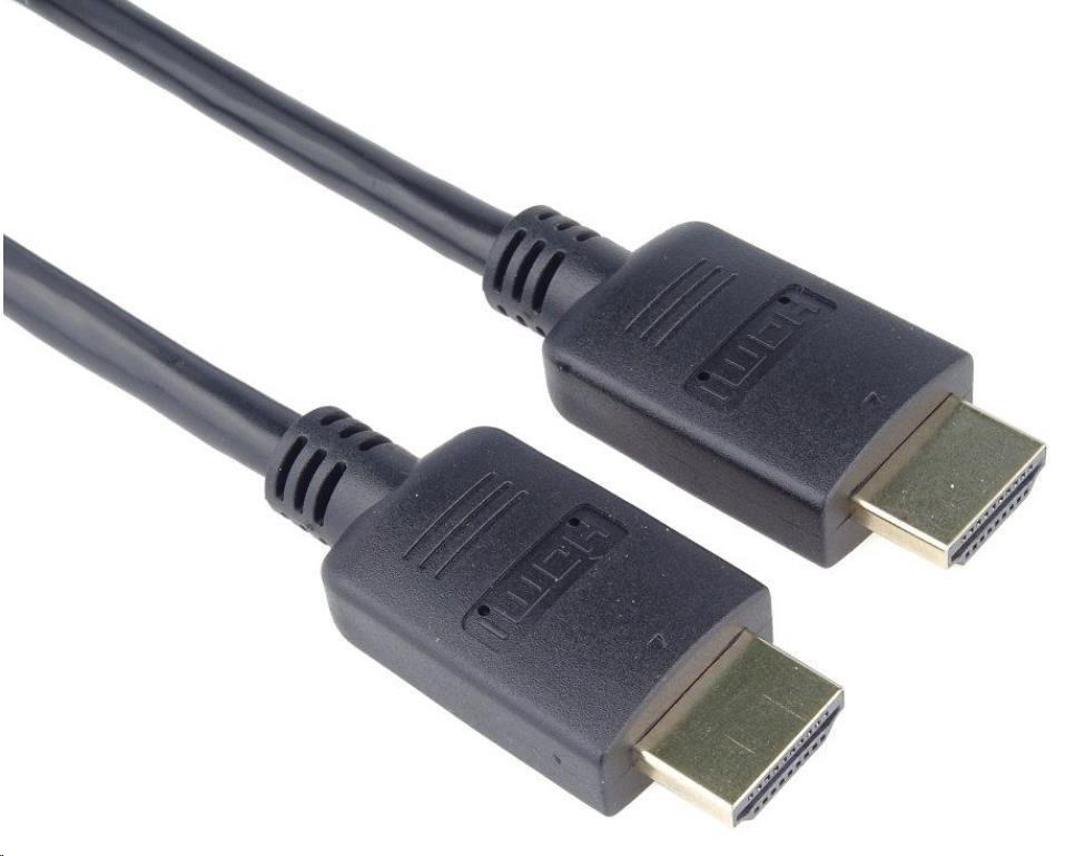 PremiumCord HDMI 2.0 High Speed + Ethernet kabel, zlacené konektory, 0,5m (kphdm2-05)