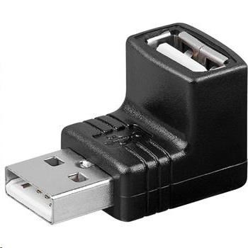 PremiumCord USB redukce A-A, Male/Female 90° kur-17