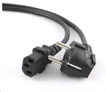 C-TECH kabel síťový 3m 220/230V napájecí, VDE CB-PWRC13-3