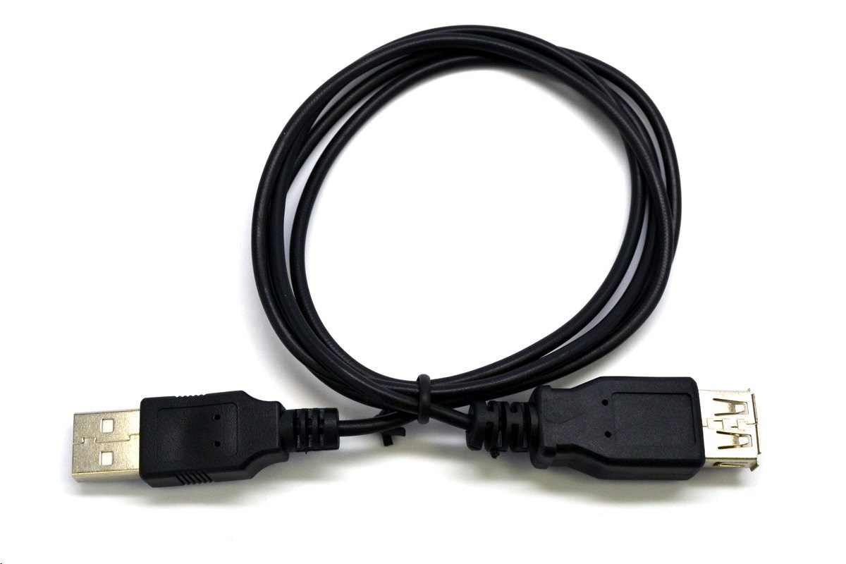 C-TECH kabel USB 2.0 A-A prodlužovací 1,8m CB-USB2AA-18-B