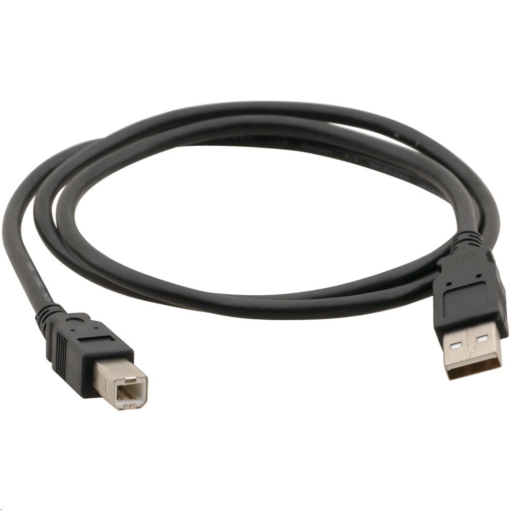 C-TECH CB-USB2AB-3-B USB A-B, 3m, černý