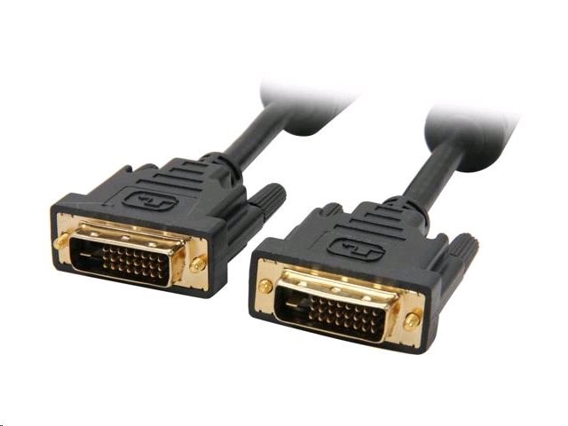 C-TECH kabel DVI-DVI, M/M, 1,8m DVI-D, dual link, stíněný CB-DVI-18-B