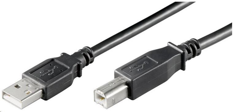 PremiumCord ku2ab2bk USB 2.0, A-B, 2m, černý ku2ab2bk