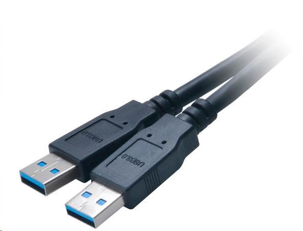 AKASA adaptér MB externí, na 2x USB 3.0, kabel, 30 cm AK-CBUB12-30BK