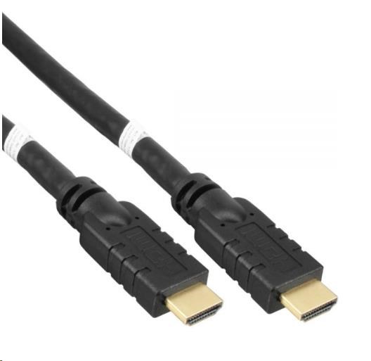 PREMIUMCORD Kabel HDMI High Speed with Ether.4K@60Hz, se zesilovačem, 7m, 3x stínění, M/M, zlacené kon. kphdm2r07