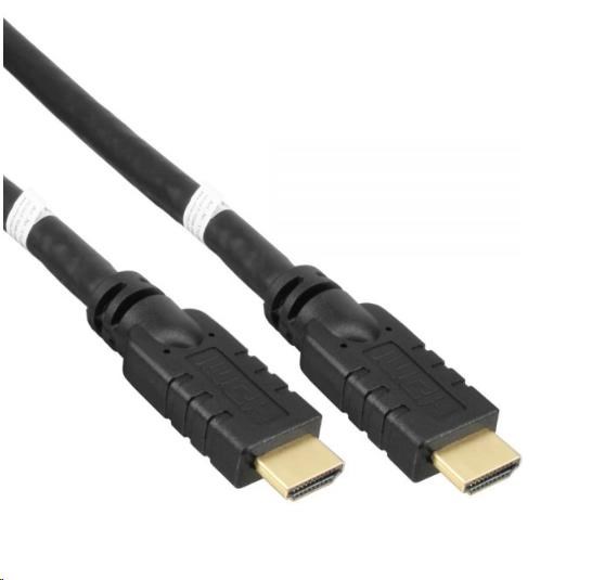 PREMIUMCORD Kabel HDMI High Speed with Ether.4K@60Hz, se zesilovačem,15m, 3x stínění, M/M, zlacené konektory kphdm2r15