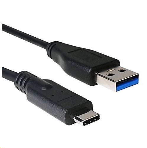 C-Tech CB-USB3C-10B USB 3.0 AM na Type-C, (AM/CM), 1m, černý