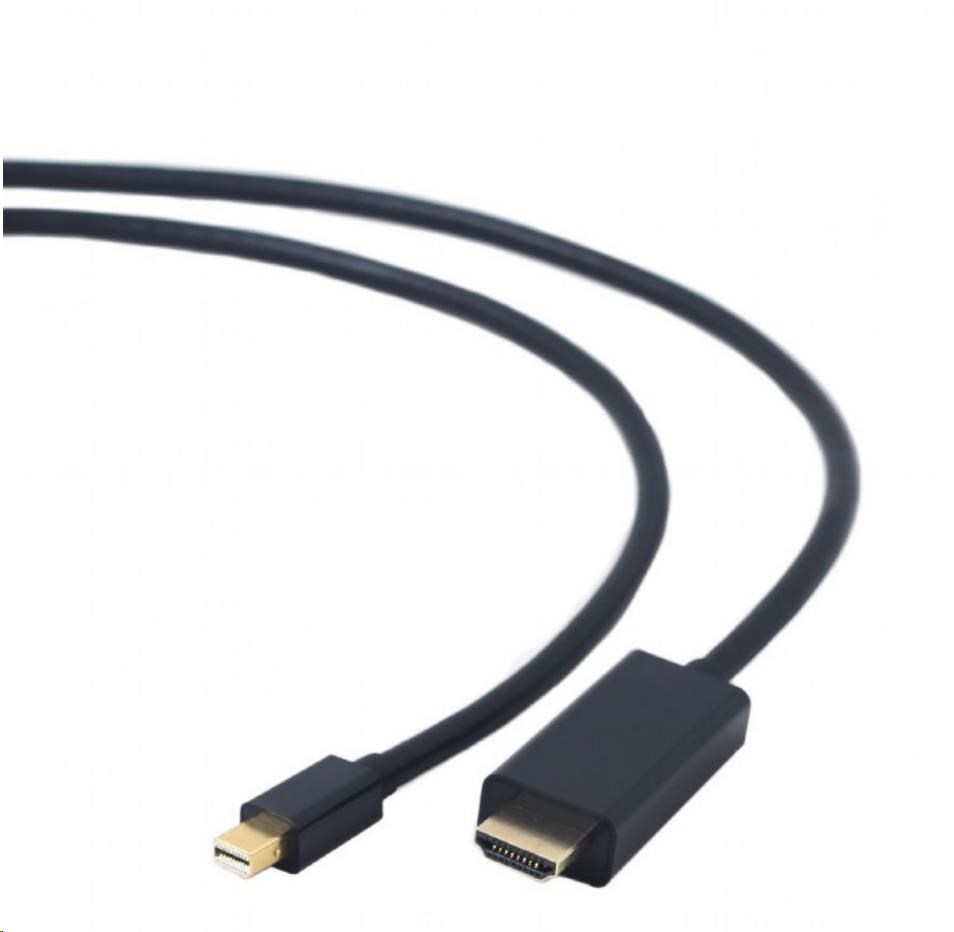 GEMBIRD Kabel miniDisplayPort na HDMI, 4K, M/M, 1,8m CC-mDP-HDMI-6