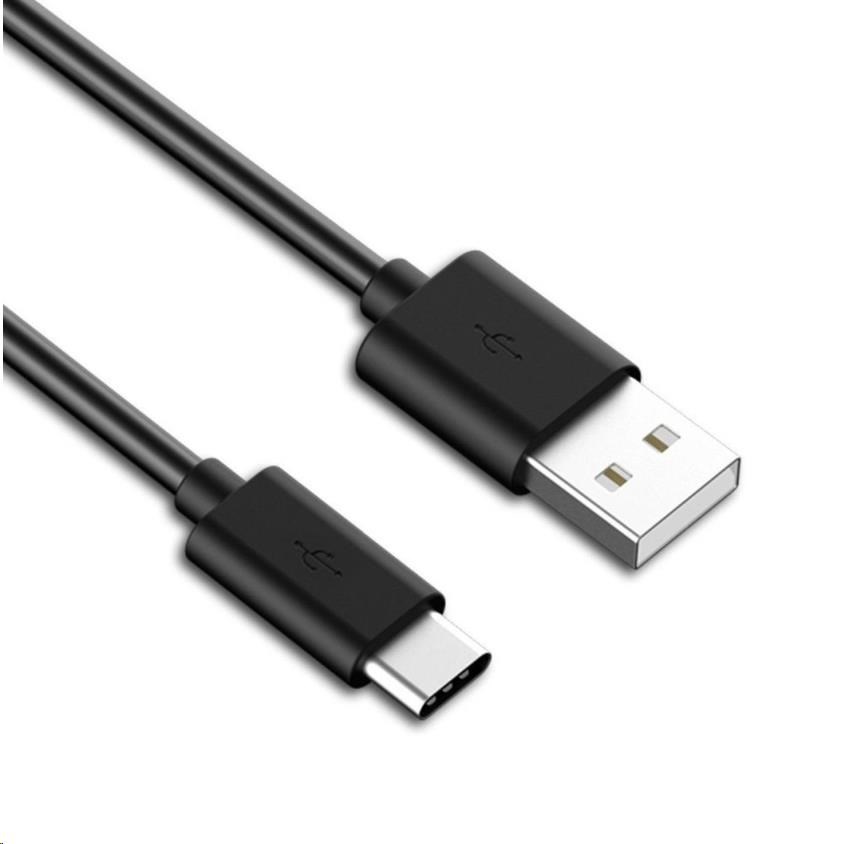 PremiumCord Kabel USB 3.1 C/M - USB 2.0 A/M, rychlé nabíjení proudem 3A, 50cm, černá ku31cf05bk