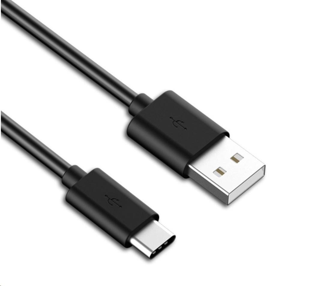 PremiumCord Kabel USB 3.1 C/M - USB 2.0 A/M, rychlé nabíjení proudem 3A, 1m, černá ku31cf1bk