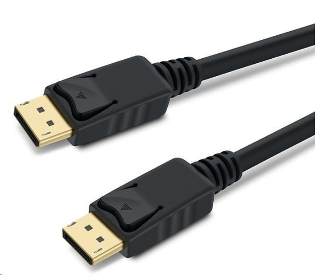 PREMIUMCORD DisplayPort 1.3/1.4 přípojný kabel M/M, zlacené konektory, 1.5m kport5-015