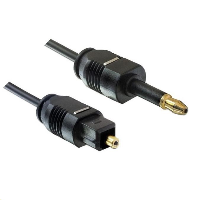 PREMIUMCORD Kabel 3,5mm mini Toslink - Toslink, OD:2.2mm, délka 3m kjtos2-3