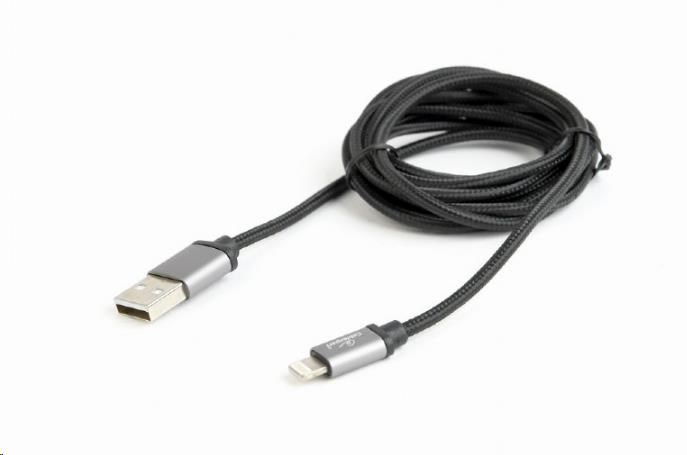 Gembird CCB-mUSB2B-AMLM-6 USB 2.0 (M) - Apple Ligthning 8-pin (M), 1,8m, černý