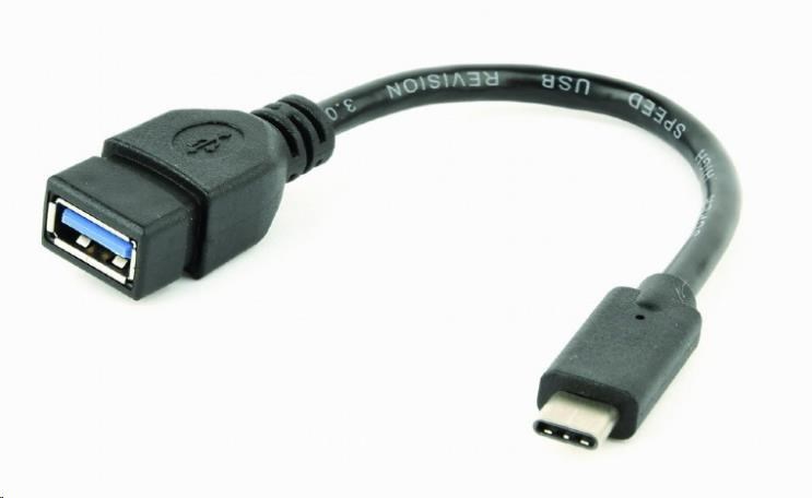 GEMBIRD Kabel USB Type-C OTG kabel, 20cm, pro tablety a smartphone A-OTG-CMAF3-01