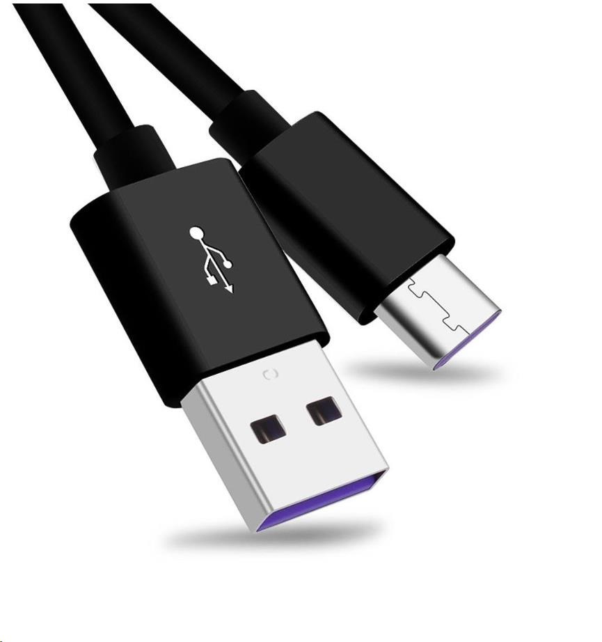 PremiumCord Kabel USB 3.1 C/M - USB 2.0 A/M, Super fast charging 5A, černá, 1m ku31cp1bk