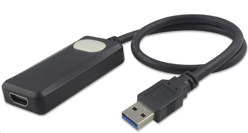 PREMIUMCORD USB 3.0 adaptér na HDMI se zvukem, FULL HD 1080p khcon-08