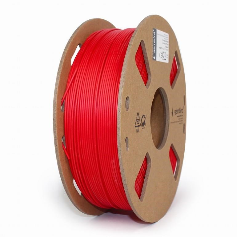 Gembird filament PLA 1.75mm 1kg, červená 3DP-PLA1.75-01-R