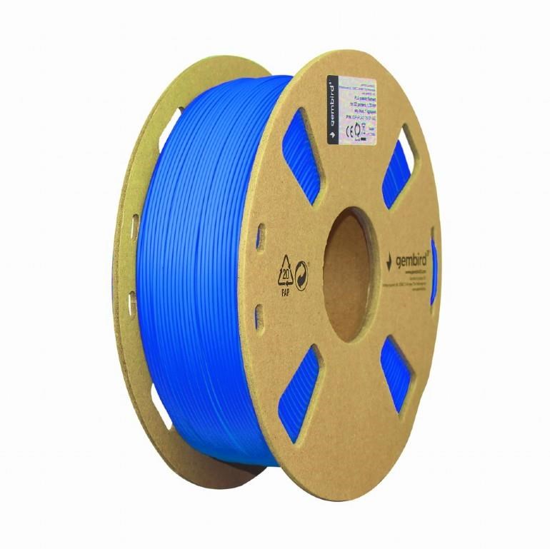 Gembird tisková struna (filament), PLA, 1,75mm, 1kg, modrá 3DP-PLA1.75-01-B