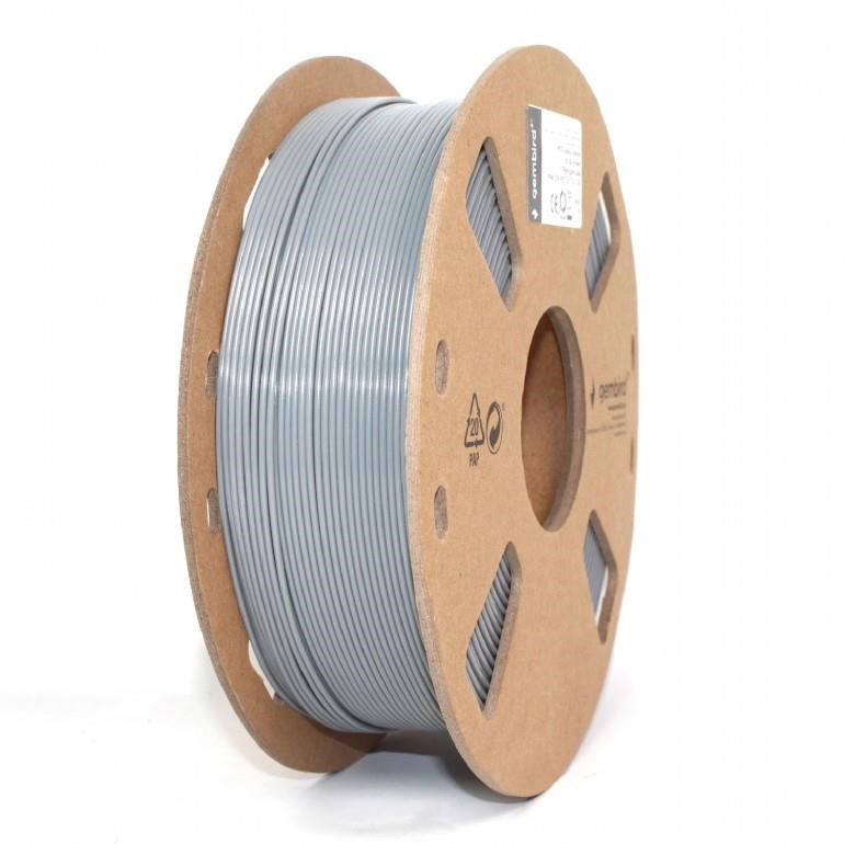 Gembird Tisková struna (filament), PETG, 1,75mm, 1kg, šedá, 3DP-PETG1.75-01-GR