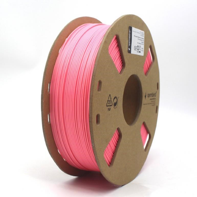 Gembird filament PLA 1.75mm 1kg, růžová 3DP-PLA1.75-01-P