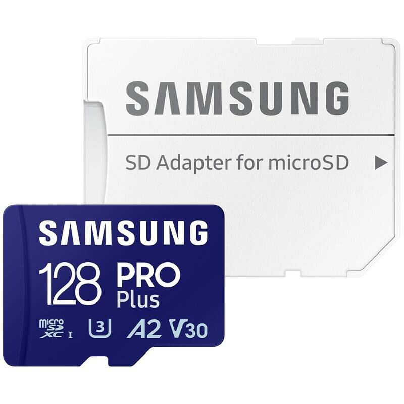 Samsung micro SDXC 128GB PRO Plus + SD adaptér MB-MD128SA/EU