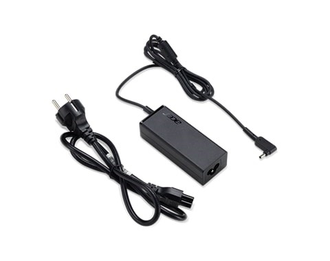 ACER ADAPTER 45W_3phy 19V Black EU and UK POWER CORD (Swift 1, 3, 5; Spin 1, 5;  TM X3;  TM Spin B1; Chromebook 11, R11, NP.ADT0A.077