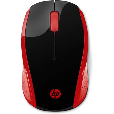 HP 200 Emprs Red Wireless Mouse - MOUSE (2HU82AA#ABB)