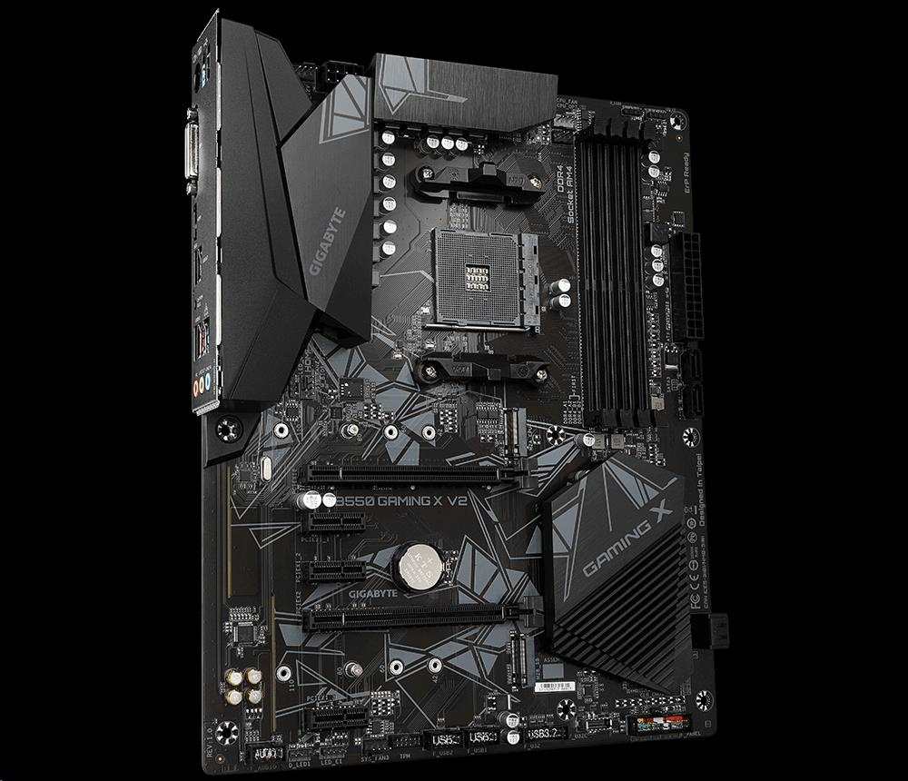 GIGABYTE MB Sc AM4 B550 GAMING X V2, AMD B550, 4xDDR4, 1xHDMI, 1xDVI