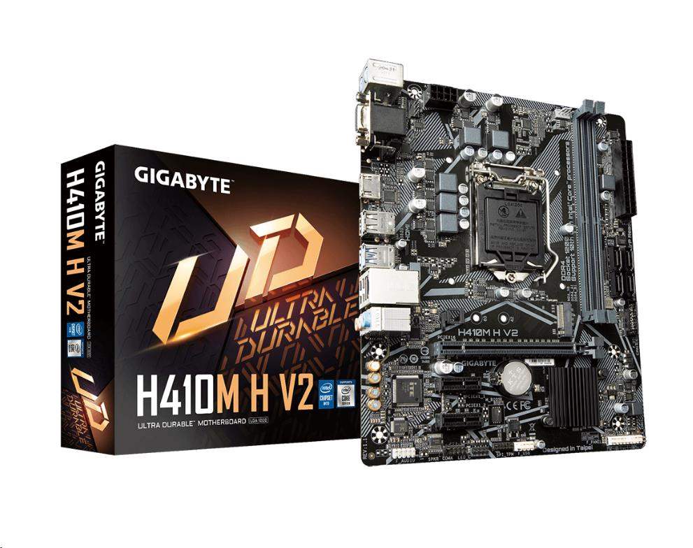 GIGABYTE MB Sc LGA1200 H410M H V2, Intel H470, 2xDDR4, 1xHDMI, 1xVGA, mATX