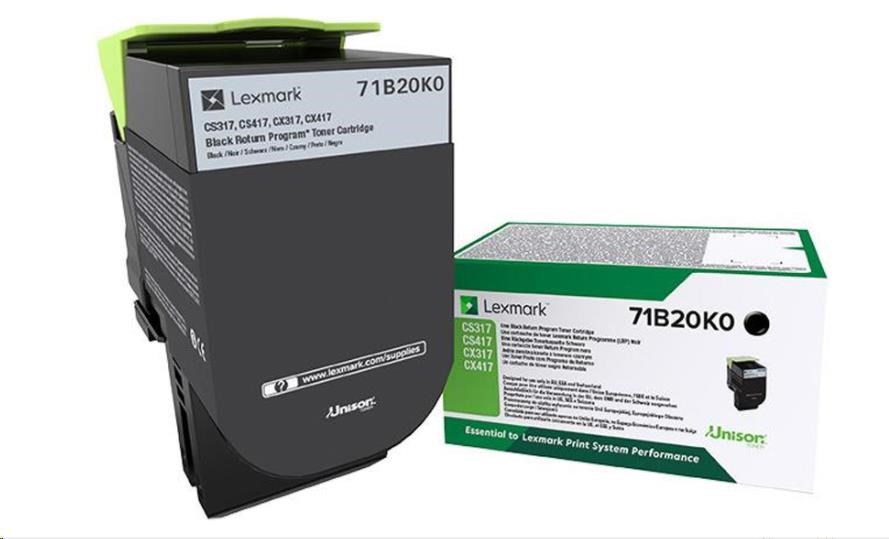 Lexmark toner pro MB2770adhwe black z programu Lexmark Return na 30 000 stran B282X00