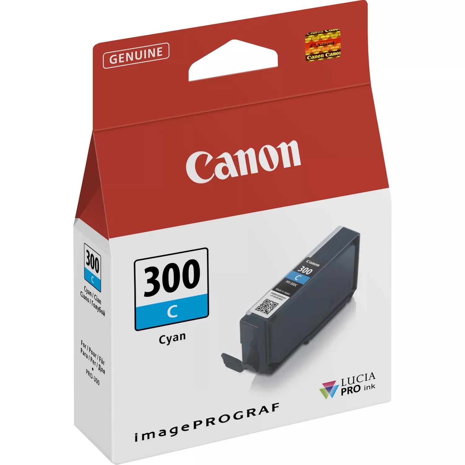 Canon CARTRIDGE PFI-300 C azurová pro imagePROGRAF PRO-300 4194C001