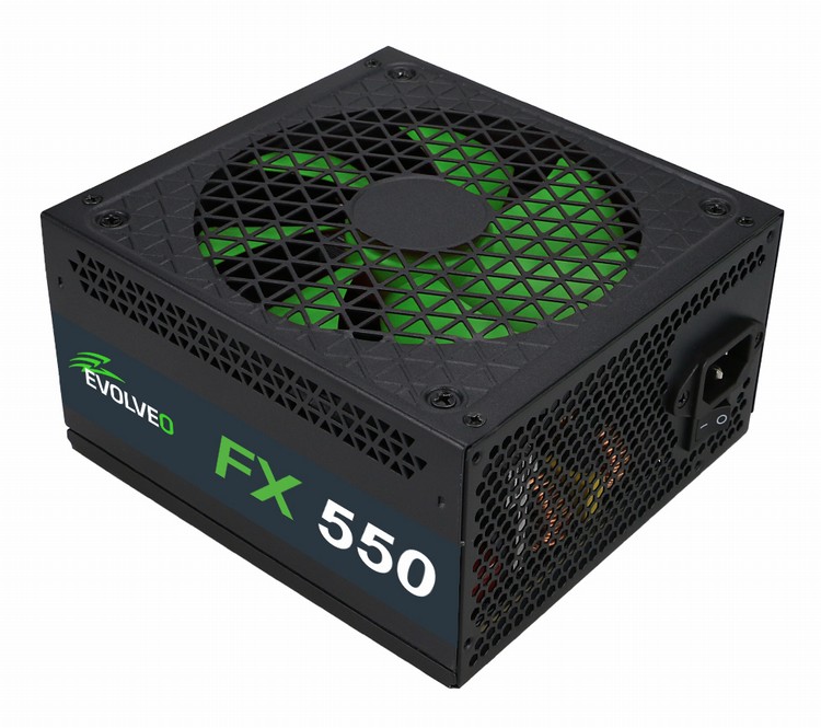 EVOLVEO FX 550 , zdroj 550W ATX, 14cm, tichý, 80+, bulk czefx550