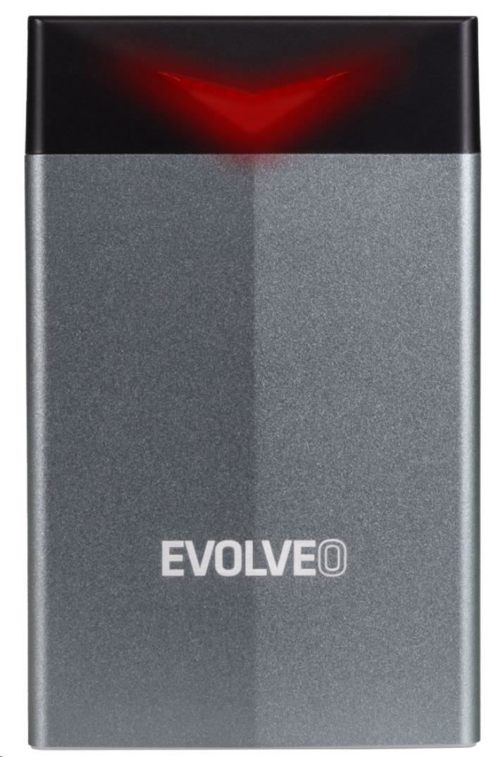 EVOLVEO 2.5" Tiny G2, 10Gb/s, externí rámeček na HDD, USB A 3.1 + redukce USB A/USB C TINYG2