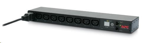 APC Rack PDU, Switched, 1U, 16A, 208/230V, (8)C13, IEC-320 C20 2.5 m