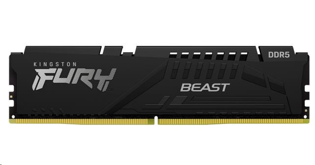 KINGSTON DIMM DDR5 32GB 5200MT/s CL40 FURY Beast Černá KF552C40BB-32