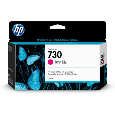 HP 730 130-ml Magenta Ink Cartridge P2V63A