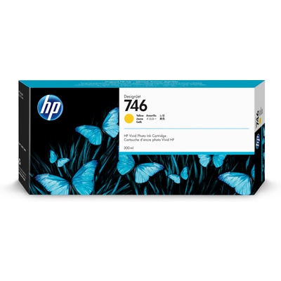 HP 746 300-ml Yellow Ink Cartridge P2V79A