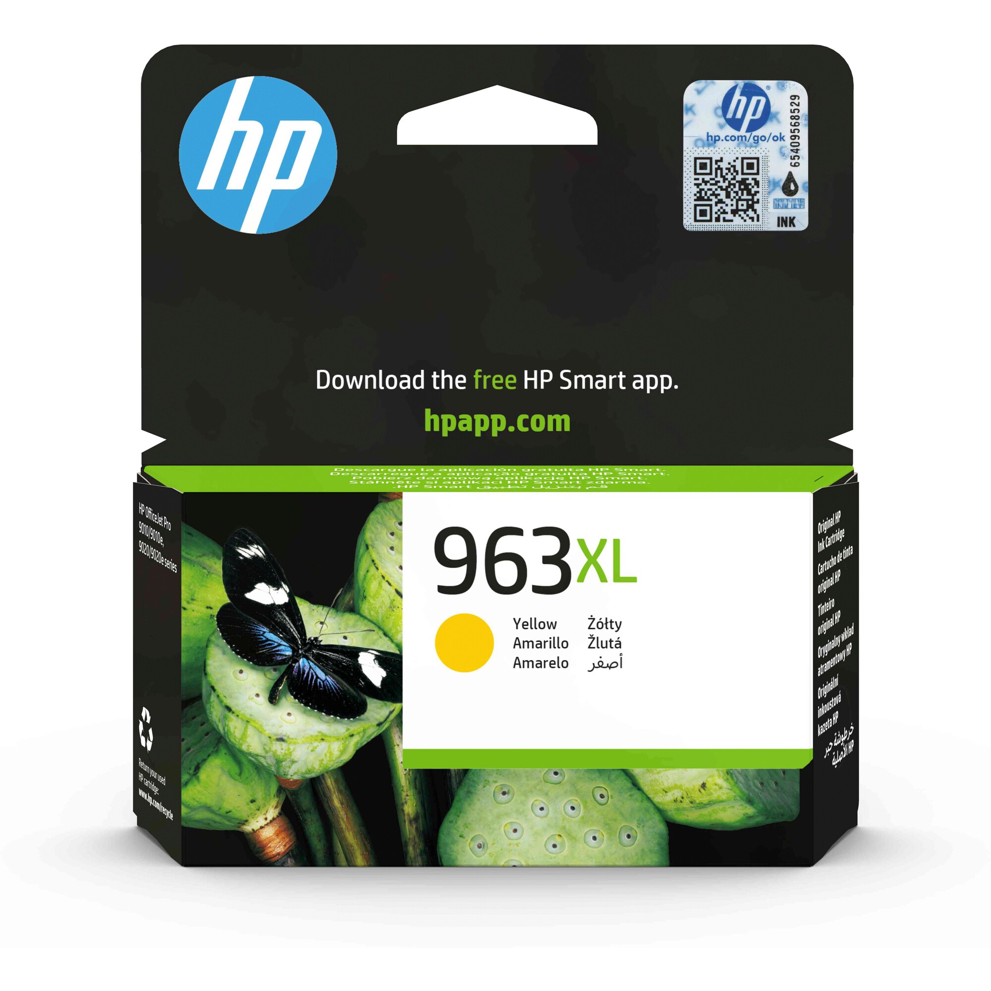 HP 963XL originální inkoustová kazeta žlutá 3JA29AE