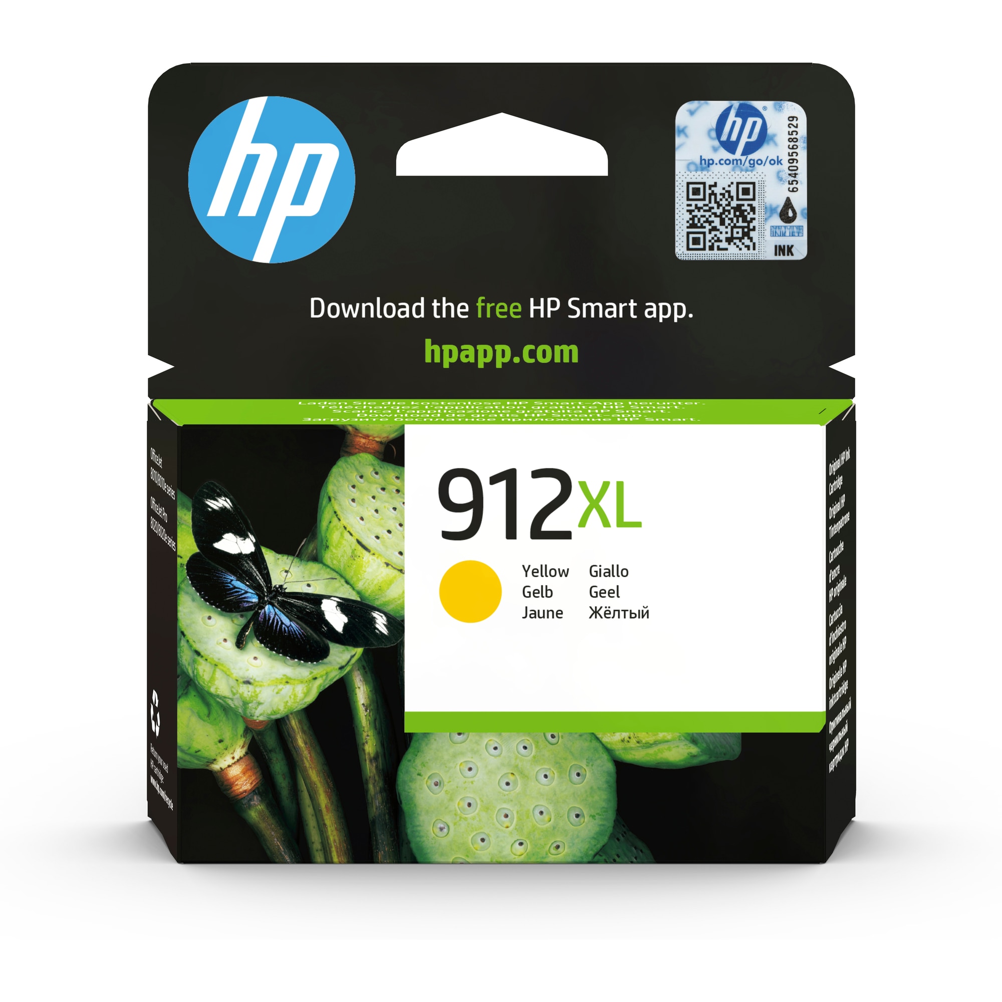 HP 912XL originální inkoustová kazeta žlutá 3YL83AE