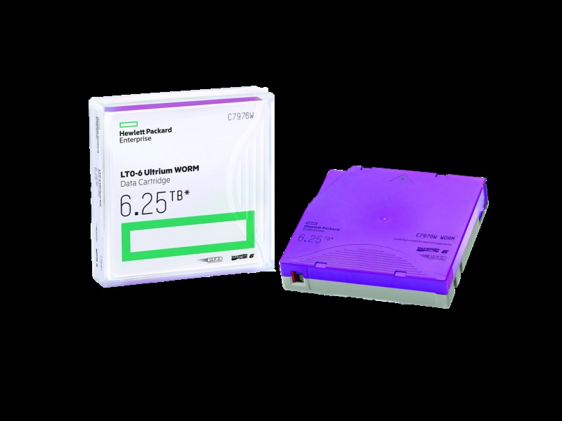 HP LTO-6 Ultrium 6.25TB MP RW Data Cartridge C7976A (1x LTO6 Ultrium 6.25TB MPRWDataCartridge + WriteOn Label)