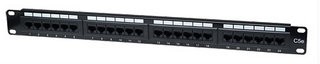 Intellinet Patch panel 24 port Cat5e, UTP, černý (513555)