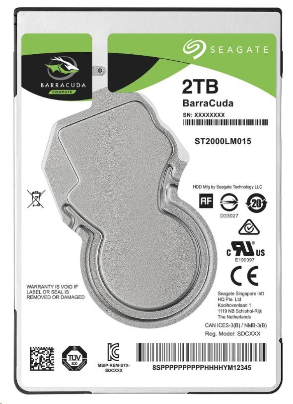 Seagate BarraCuda 2TB, ST2000LM015