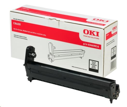 Oki Obraz. válec pro černý toner do C8600 (20.000 stránek) - originální 43449016