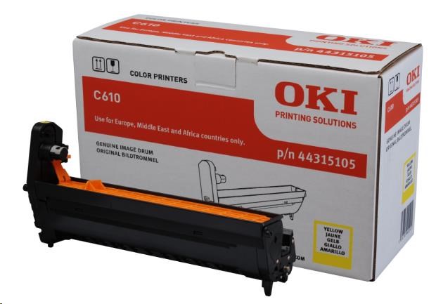 Oki Obraz. válec pro žlutý toner do C610 (20 000 stránek) - originální 44315105