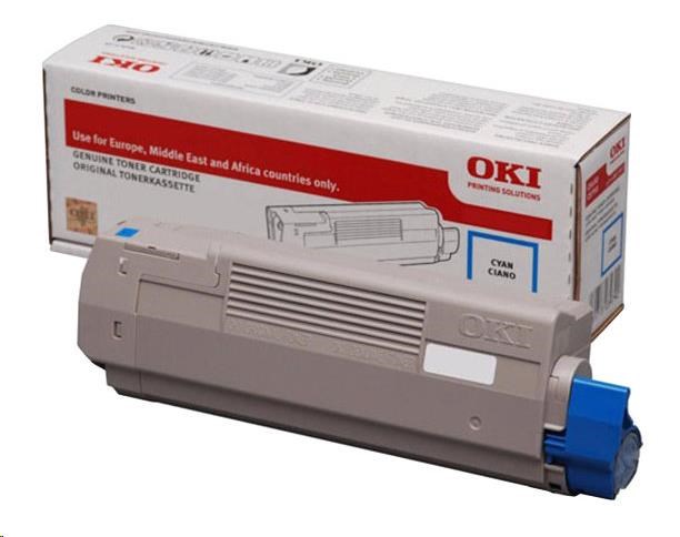 OKI Cyan toner do C532/C542 a MC563/MC573 (1 500 stránek) (46490403)