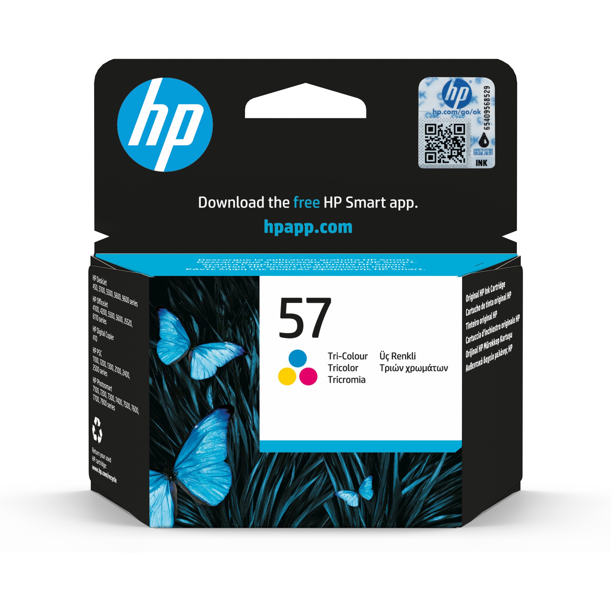 HP 57 Tri-color Ink Cart, 17 ml, C6657AE (C6657AE#UUQ)