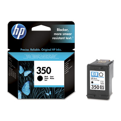 HP 350 Black Ink Cart, 4,5 ml, CB335EE (CB335EE#BA3)