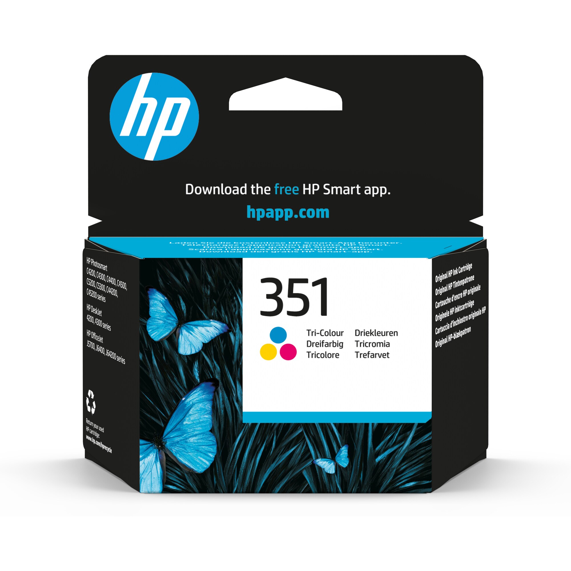 HP 351 Tri-color Ink Cart, 3,5 ml, CB337EE (CB337EE#BA3)