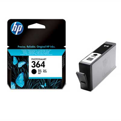 HP 364 Black Ink Cart, 6 ml, CB316EE (CB316EE#BA3)